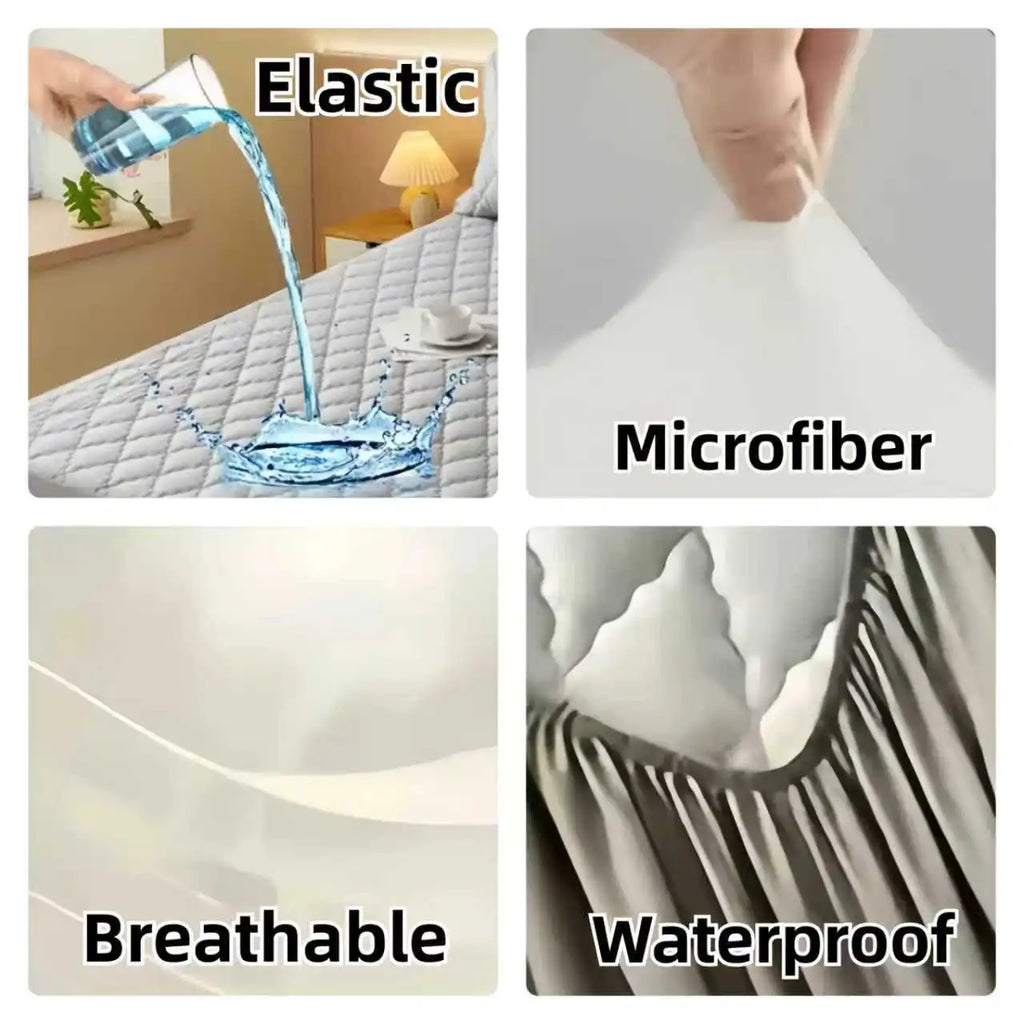 3D Air Fabric Thick Waterproof Mattress Cover Mattress Protector Soft Breathable Bed Fitted Sheet Single Double Bedroom Dormitor