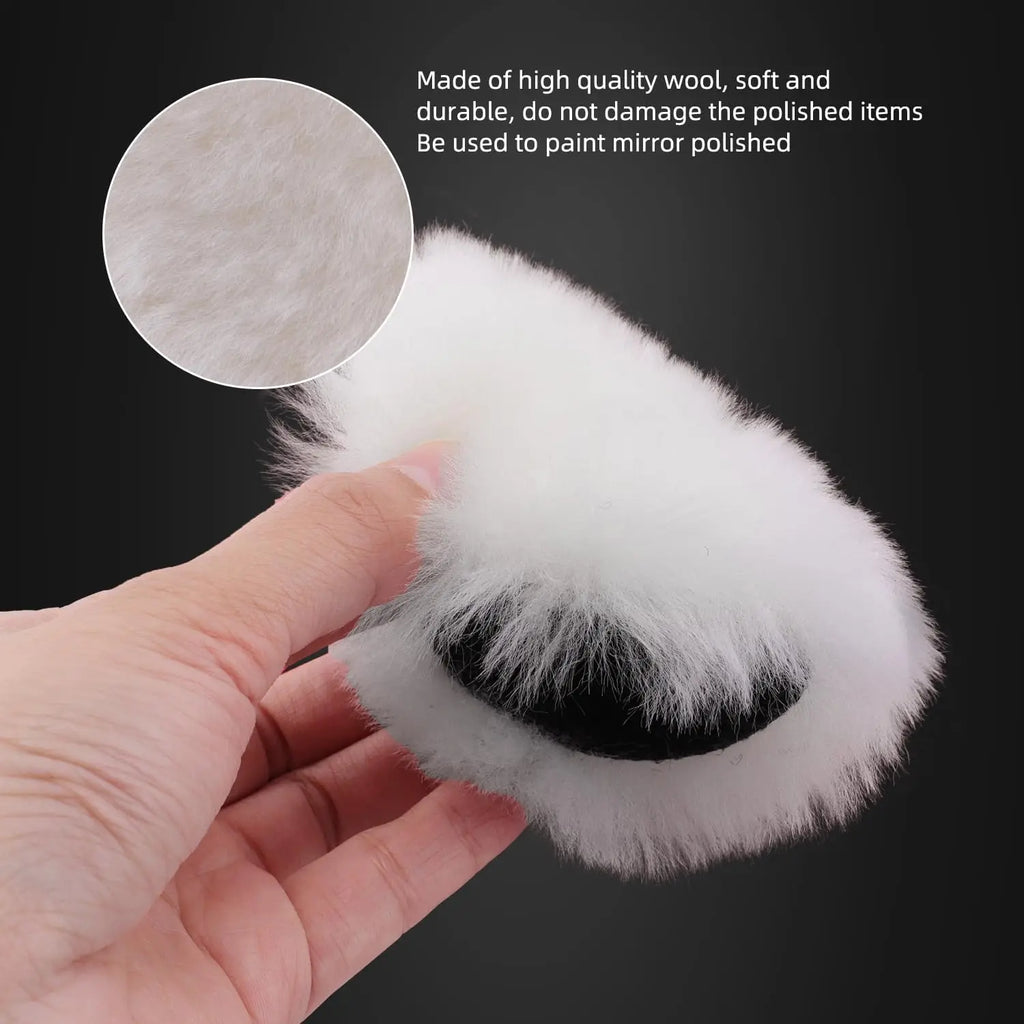 3/4/5/6/7 Inch Polishing Kit Polishing Pad Car Waxing Sponge Disk Wool Wheel Auto Paint Care Polisher Pads for Car Polisher