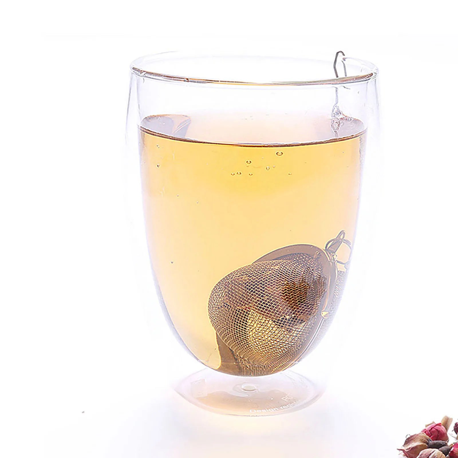10-2pcs Stainless Steel Tea Ball Loose Leaf Tea Strainer Infusers Extra Fine Mesh Tea Interval Diffuser with Chain