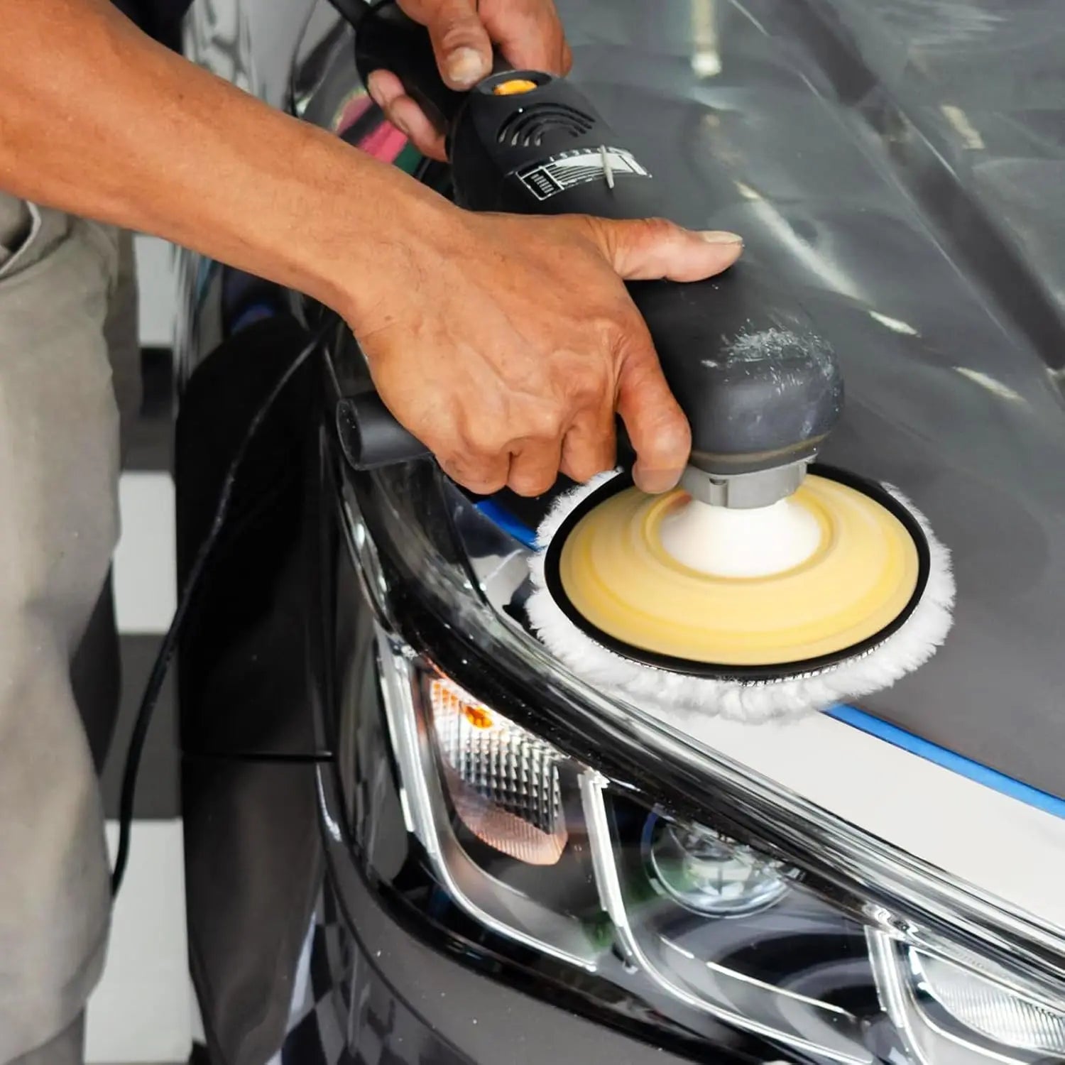 3/4/5/6/7 Inch Polishing Kit Polishing Pad Car Waxing Sponge Disk Wool Wheel Auto Paint Care Polisher Pads for Car Polisher