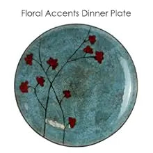 Floral Accents 16 Piece Dinnerware Set in Blue