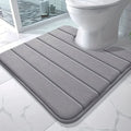 U-shaped toilet mat bathroom mat bathroom carpet bathroom carpet memory foam bath mat anti-skid super absorbent