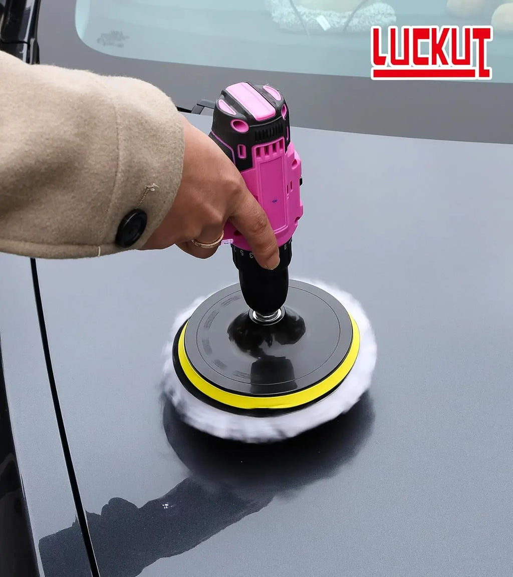 3/4/5/6/7 Inch Polishing Kit Polishing Pad Car Waxing Sponge Disk Wool Wheel Auto Paint Care Polisher Pads for Car Polisher